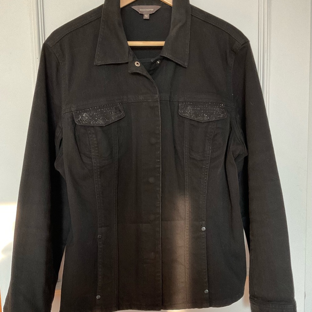 Denver Hayes Black Jean Jacket